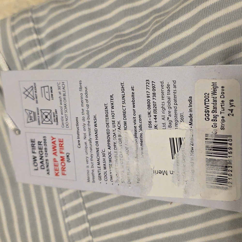 Merino Kids Go Go Sleep Sack - Picture 10 of 10